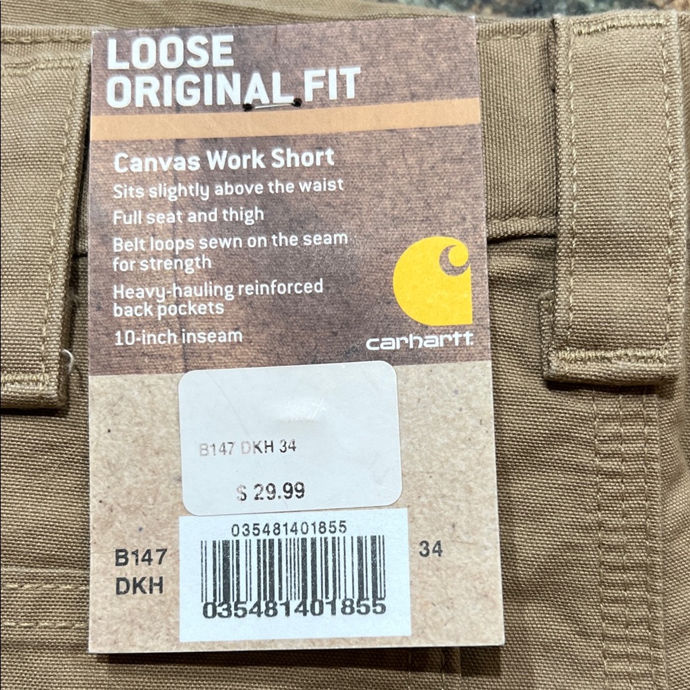 Carhartt Canvas Work Shorts